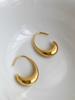 Aretes Colgantes de Metal con Diseño Nicho Europeo y Americano Estilo Cool Insencillo de Alta Gama Aretes Gancho para la Oreja Personalidad Trendy