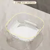 Prato de Frutas Luxuoso de Alta Qualidade para Uso Doméstico, Bandeja Transparente e Elegante de Grande Capacidade para Doces para Mesa de Centro da Sala de Estar Lanches