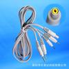 Calibre de seguridad Bold 4.0 2856 línea de conexión línea de electrodo cable de fisioterapia masajeador seis en uno cable de pin uno a cuatro