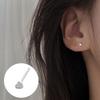 Pendientes con agujeros para las orejas, pendientes para mujer, estilo sencillo y frío, pendientes pequeños para mujer, nueva moda 2022, temperamento sencillo y combinable.
