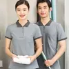 Ropa de Limpieza para Camarero de Verano Camiseta de Manga Corta Ropa de Trabajo Decoración de Propiedad Fija Servicios del Hogar Electrodomésticos Ropa de Empleado de Limpieza