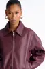2026 Europeo y Americano transfronterizo Americano retro multicolor cordón ajustable dobladillo solapa corto versátil chica caliente chaqueta de cuero