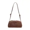 Bolsa de Bolos de Mano para Mujer 2026 Nuevo Otoño Invierno Súper Caliente Color Sólido Tacto de Alta Gama Hombro Único Bolso Baguette para Viaje