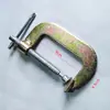 Ferramentas DIY Tingidas à Mão Materiais Pinças Ferramentas de Tingimento Materiais Blocos de Madeira Pequenos Moldados Pinças em Forma de G Pacote de Materiais Combinados
