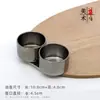 Olla de Acero Inoxidable para Pintura al Óleo, Recipiente Doble para Medio Acrílico, Recipiente Mezclador Sellado a Prueba de Fugas de Boca Simple Doble