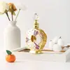 Figura de flor de rosa em estoque atacado Oriente Médio estilo Dubai frasco de perfume frasco de perfume flor do deserto frasco vazio atacado de fábrica