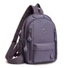 Mochila de Lona de Grande Capacidade para Mulheres, Bolsa Escolar Versátil Casual para Estudantes, Estilo Coreano Ins com Toque de Luxo, Mochila de Viagem