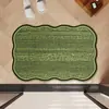 Tapete de Chão Retro Estilo Francês de Terra de Diatomáceas para Banheiro, Resistente a Manchas, Absorvente de Água, Secagem Rápida, Tapete Antiderrapante, Uso Doméstico, Formato Único, Tapete Fácil de Manter