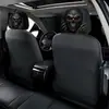 Funda para Reposacabezas de Coche con Calavera de Ojos Rojos Estampado Personalizado, Funda Universal para Almohada de Cuello para Interior de Coche, Se Puede Etiquetar y Enviar, Producción Personalizada a partir de Imágenes Proporcionadas