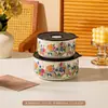 Tazón de Cerámica de Grado Alimenticio con Tapa, Juego de Tres Piezas, Lonchera para Microondas, Caja para Frutas, Tazón para Fideos Instantáneos, Caja de Regalo, Regalo Souvenir