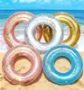 Anel de Cristal Cartoon Espessado de Camada Dupla Bolha Anel de Natação Infantil PVC Brincadeira na Água Flutuante Anel de Natação do Fabricante em Estoque Atacado
