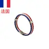 Pulseira de Couro com Cores da Bandeira Nacional Tecidas Pulseira de Couro Imitação PU Pulseira de País da Copa do Mundo