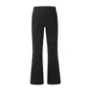 Calças Flare Yongfang Retro Americanas para Homens e Mulheres, Simples Cleanfit Slim-Fit Flare Stretch Casuais