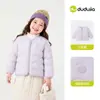 Nueva Norma NacionalChaqueta ligera de plumón para niños Dudu, 90% plumón, abrigo interior de invierno para niños, chaqueta acanalada