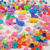 Juguete Infantil de Plástico con Cuentas de Dibujos Animados Tailandés Pulsera Collar de Joyería Hecha a Mano Agujero Grande Zapatos con Agujero
