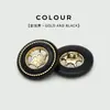 Estilo Palacio Retro Metal Calado Flor Doble Botón Suéter para Mujer Chaqueta Exterior Botón Decorativo Botón Redondo