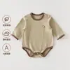 Mameluco para Bebé Body para Bebé De Rong Otoño Invierno Recién Nacido Ajustado Ropa de Capa Base Body Caliente para Bebé