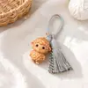 Chaveiro Escultura de Sândalo Dourado Ovelhinha Fofa Pingente de Bolsa Chaveiro Exquisitamente Esculpido Pingente Ornamento Venda Direta da Fábrica