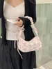 Bolso Pequeño de Pana con Lazo Nuevo 2026 para Mujer, Bolso de Hombro Casual a la Moda, Bolso Versátil de Media Luna para Debajo del Brazo para Mujer