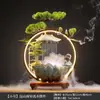Decoración de la Suerte con Agua Corriente Fuente Creativa para el Hogar Sala de Estar Oficina Escritorio Regalo de Inauguración de Casa