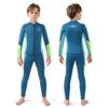 Traje de baño para niños traje cálido grueso de una pieza de manga larga pantalones otoño e invierno traje de buceo traje de baño impermeable