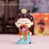 Fabricante Serie Tang Niu Productos Culturales y Creativos Marea Nacional Caja Ciega Cultural y Creativa Damas de la Corte de la Dinastía Tang Adorno de Resina Recuerdo Turístico Artesanía