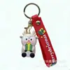 Colgante de llavero de coche de Santa Claus transfronterizo, colgante de reno navideño de dibujos animados, venta al por mayor de regalos de Navidad