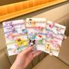 Sanrio bonito dos desenhos animados das crianças faixa de cabelo corda de cabelo doces cor trança pequena faixa de borracha corda de cabelo desejando garrafa de acessórios de cabelo atacado