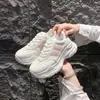 Popular 2025 Primavera Novo Estilo Respirável e Confortável Plataforma Sola Grossa Waffle Casual Versátil Leve Borracha Antiderrapante Sapatos Femininos
