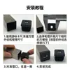 Tapa de Tuerca Cuadrada de Plástico Tapón de Rosca Tapa de Rueda Tapón para Agujero de Tornillo M5M6M8 Tapón de Sellado para Tubo de Acero Inoxidable Tapón Antideslizante Tapón