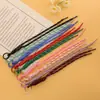 Corda de cordão trançado artesanal colorida estilo ins corda de nó acessório de decoração de corda para pingente de pulso de bolsa chaveiro capa de celular DIY tendência