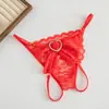 Panty de encaje estilo japonés para mujer, con diamantes, de entrepierna abierta, calado, fácil de usar, tanga sexy, transpirable, bragas sensuales