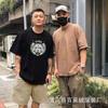Nova camiseta T-shirt de algodão de Xinjiang de cor pura, manga curta, gola redonda, solta, tamanho plus size, para casais, estudantes, meia manga, moda nacional masculina e feminina 2024