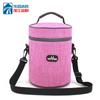 Bolsa Cilíndrica Aislante Personalizada Tipo Satchel Tela Oxford Conservación de Fruta Bolsa de Hielo Aislante Impermeable Bolsa para Almuerzo