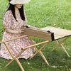 Mesa Plegable Portátil para Rollos de Huevo Mesa de Camping Plegable Mesa Plegable Oficina de Ocio Mesa Plegable de Patas Cruzadas y Silla Mesa Plegable Portátil para Rollos de Huevo Barbacoa