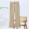 Pantalones de Nuevo Estilo para Mamá para Uso al Aire Libre, Pantalones Acampanados de Primavera y Verano para Mujeres de Mediana Edad, Pantalones Casuales de Moda y Versátiles