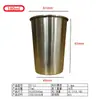 Taça de Licor, Taça de Vinho de Aço Inoxidável, Copo de Cerveja, Taça de Vinho Pequena, Copo para Bebida, Copo Portátil, Logotipo Personalizável, Produto Transfronteiriço Mais Vendido