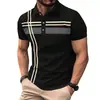 Camisa Polo Refrescante y Transpirable con Cuello Campana, Mangas Cortas, Corte Holgado, Camiseta Deportiva de Poner, Estilo de Negocios Ligero, Secado Rápido, Secado Rápido con Sensación de Hielo