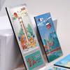 Imanes de Refrigerador de Papel de Aluminio Personalizados Ciudad China Metal Impresión Refractivo Estampado Recuerdos Culturales y Creativos