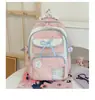 Mochila escolar nueva y linda, estilo japonés, moderna, para niñas, con múltiples compartimentos, diseño casual y gran capacidad