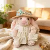 Solo Ropa de Muñeca/Ropa Hecha a Mano para Muñeca Conejo Jc Bonnie, Pijama, Vestido Mismo Estilo del Pequeño Libro Rojo, Conjunto para Muñeca de 32cm, Lindo