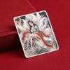 Thangka Personalizado Pintado en Oro al por Mayor Zorro Hada Pintado a Mano Thangka Semi-Pintado a Mano Núcleo de Pintura Zorro de Nueve Colas Thangka para Hombres y Mujeres