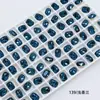 Dongzhou Crystal 6*8 Tachuelas Pequeñas Redondas para Uñas, Forma Oblonga con Esquinas Redondeadas, Base Puntiaguda, Strass de Vidrio K9 Super Brillante, Accesorios para Joyería DIY