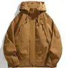 Chaqueta impermeable de montaña para adolescentes, cortavientos duradero para hombres y mujeres, ropa de trabajo para ciclismo, chaqueta morada a prueba de viento, moderna