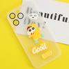 Capa de chuva fofa de desenho animado pequena nova PVC borracha macia acessórios chinelos DIY copo térmico capa de celular itens essenciais diários patch decorativo