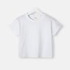 Wow 180g algodão médio e grande crianças T-shirt impressão logotipo jardim de infância branco puro pescoço redondo manga curta atacado verão