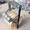 Polea, polea de doble propósito para colgar y colocar, polea de nylon galvanizado con borde envuelto, herramienta para tendido de líneas de construcción eléctrica