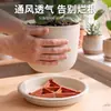 Dropshipping Base para Vaso de Flores Base para Pés Base de Base Bloco de Construção Almofada de Elevação Ventilação Respirável Anti-apodrecimento de Raiz Plástico Jardinagem Planta em Vaso Almofada Triangular