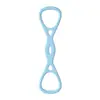 Banda de Resistencia en Forma de 8 Haoshufu para Abrir los Hombros, Uso en Casa para Adelgazar la Espalda y los Brazos, Banda de Resistencia Elástica de Silicona para Yoga, Cuerda Elástica de Estiramiento