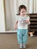 Ropa para Niños Zhe Li Pantalones para Niñas Verano Estilo Delgado 2026 Casual para Niños Pantalones Jogger Anti-Mosquitos Pantalones Capri para Bebé Niña Clase A